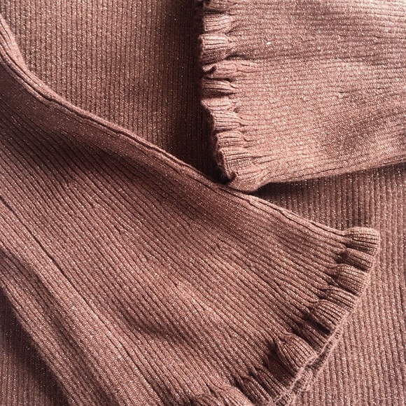 🍻Cover story cold shoulder Shimmer Sweater Large 🍻 - Picture 13 of 15